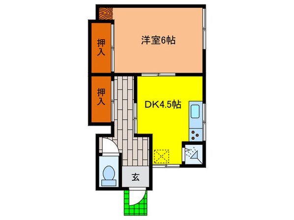 メゾン西山町の物件間取画像